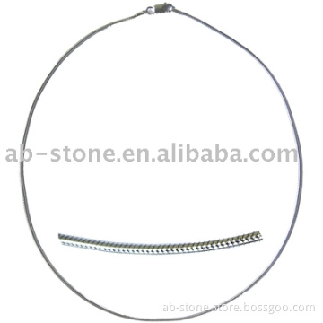 Round Snake 925 Sterling Silver Chain